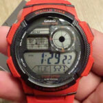 Red World Time Digital Watch - Image 3
