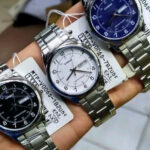 White Dial Stainless Steel Day Date Watch - Image 3