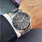 Black Dial Stainless Steel Multi Function Watch - Image 3