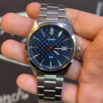 Blue Dial Stainless Steel Date Watch - Image 2