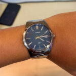 Blue Dial Stainless Steel Date Watch - Image 3