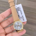 Silver Dial Beige Leather Ladies Watch - Image 2