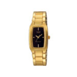 Black Dial Gold Bracelet Ladies Watch