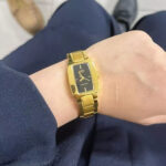 Black Dial Gold Bracelet Ladies Watch - Image 3